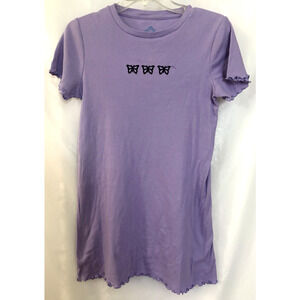 The Reaboots Butterfly Purple Youth Dress Size L-14